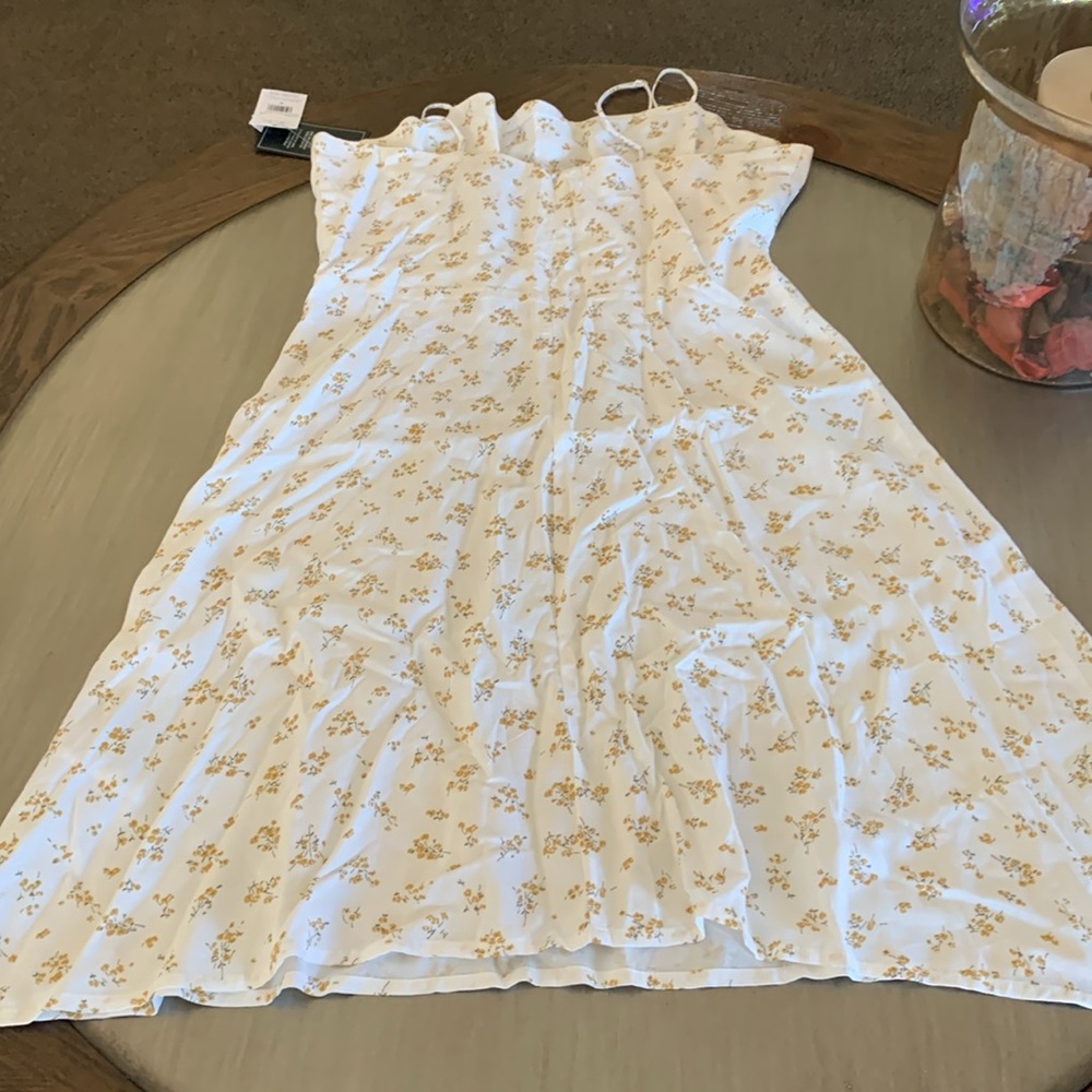 Volcom read the room dress summer floral print summer dress SZ M NWT - Picture 6 of 6